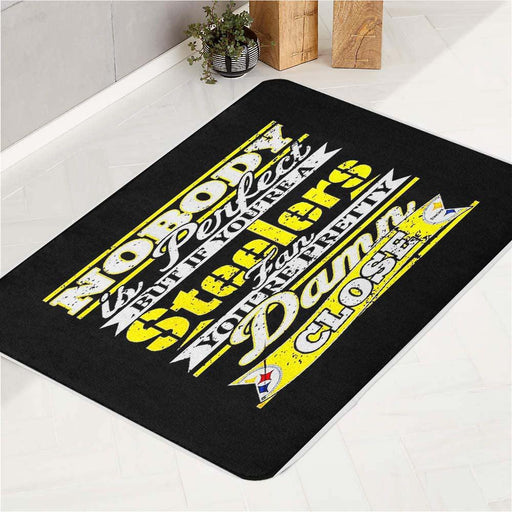 steelers fan are pretty nfl bath rugs