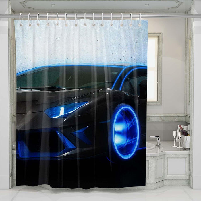 tron car shower curtains