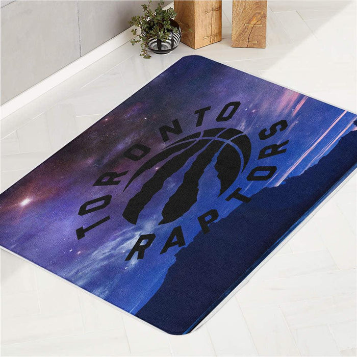 thunder toronto raptors galaxy bath rugs