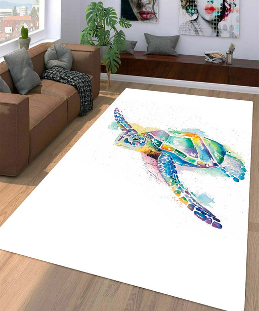 turtle colorful Living room carpet rugs