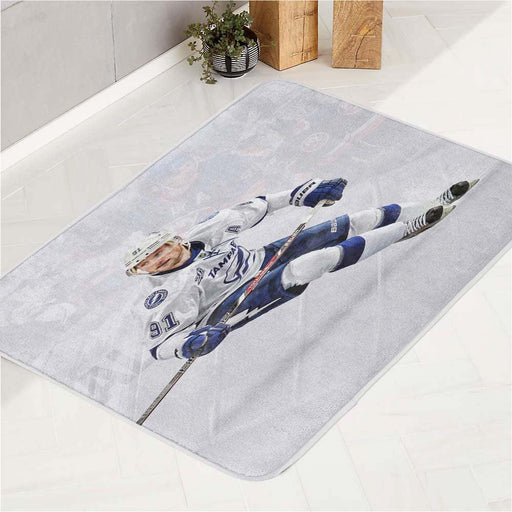 steven stamkos from lightning bath rugs