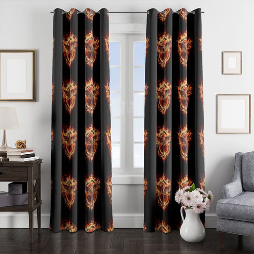 the hunger games mockingjay window Curtain