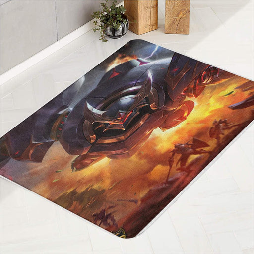 titan of league of legends bath rugs