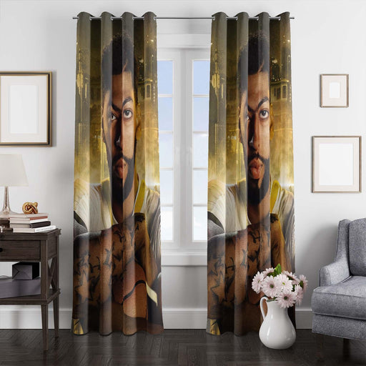 street nba basketball best player game window Curtain