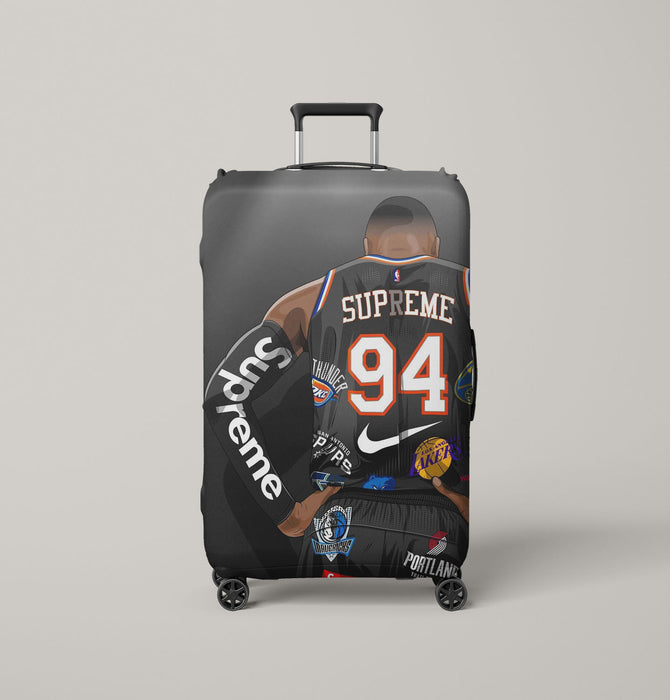 streetwear supreme nba Luggage Covers | Suitcase