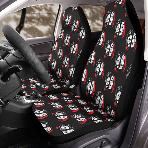 the professor bella ciao money heist Car Seat Covers