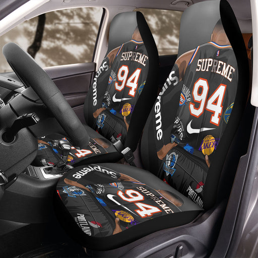 streetwear supreme nba Car Seat Covers