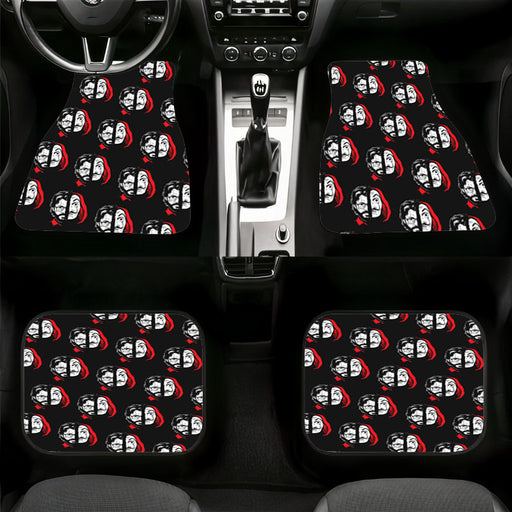 the professor bella ciao money heist Car floor mats Universal fit