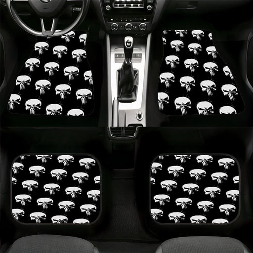 the punisher skull marvel Car floor mats Universal fit