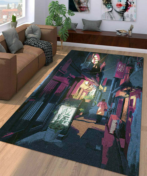 urban blues Living room carpet rugs