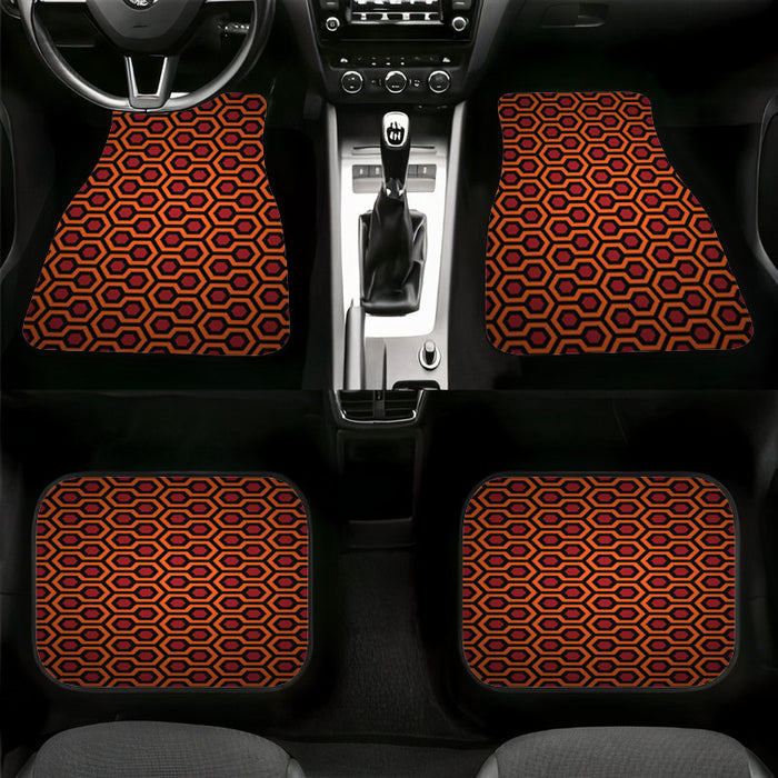 the shining special iconic pattern Car floor mats Universal fit