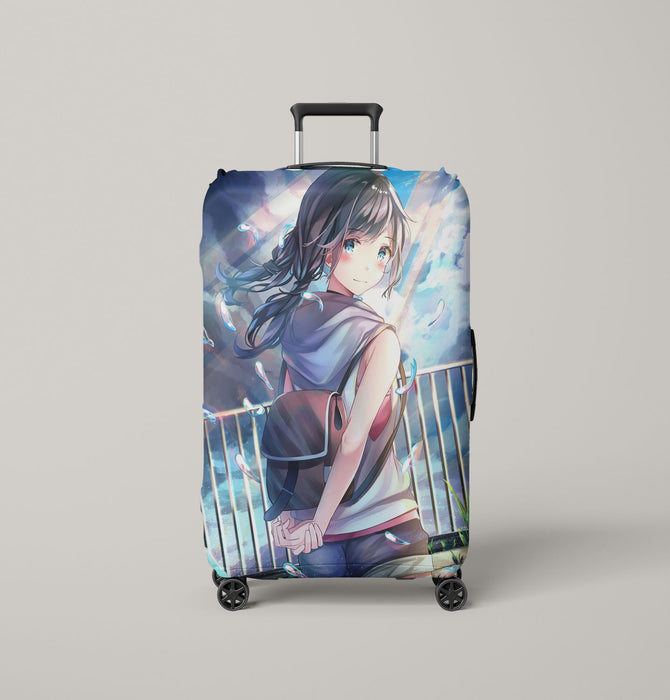 style amano hina tenki no ko Luggage Covers | Suitcase