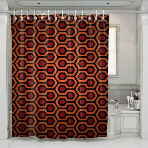 the shining special iconic pattern shower curtains