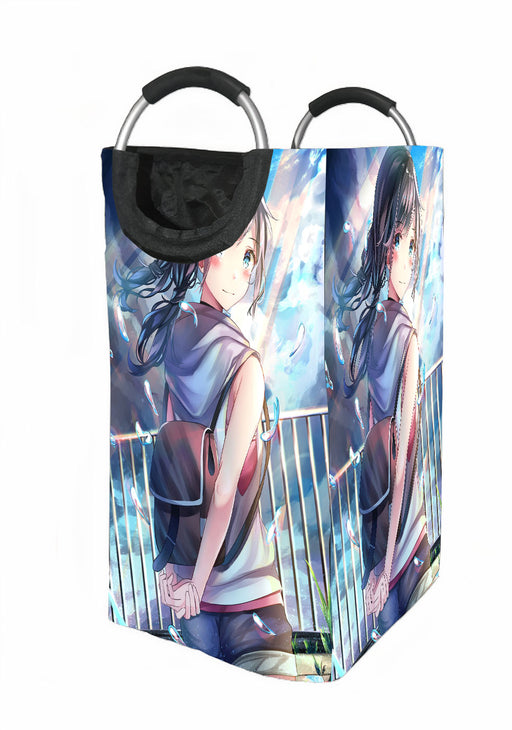 style amano hina tenki no ko Laundry Hamper | Laundry Basket