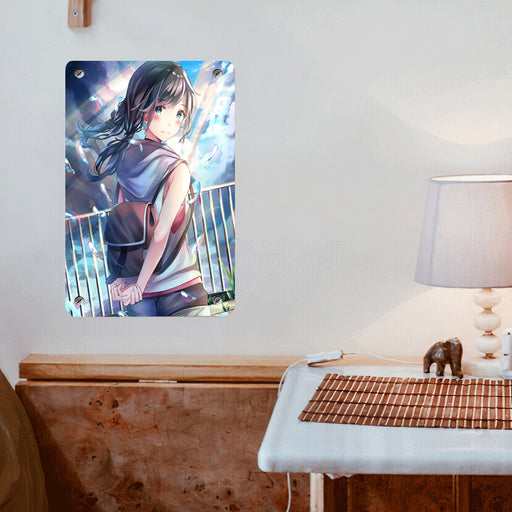 style amano hina tenki no ko Poster Metal print wall art