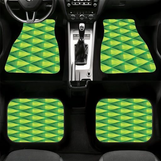 the sims iconic green crystal logo Car floor mats Universal fit