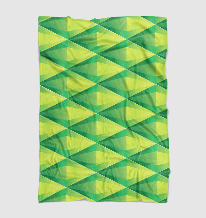 the sims iconic green crystal logo Ultra soft fleece blanket