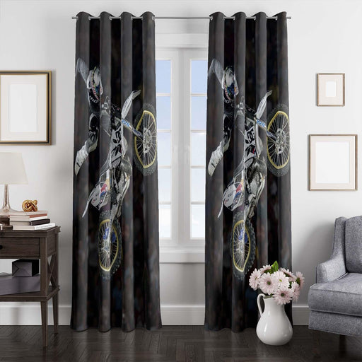 style motocross flying window Curtain