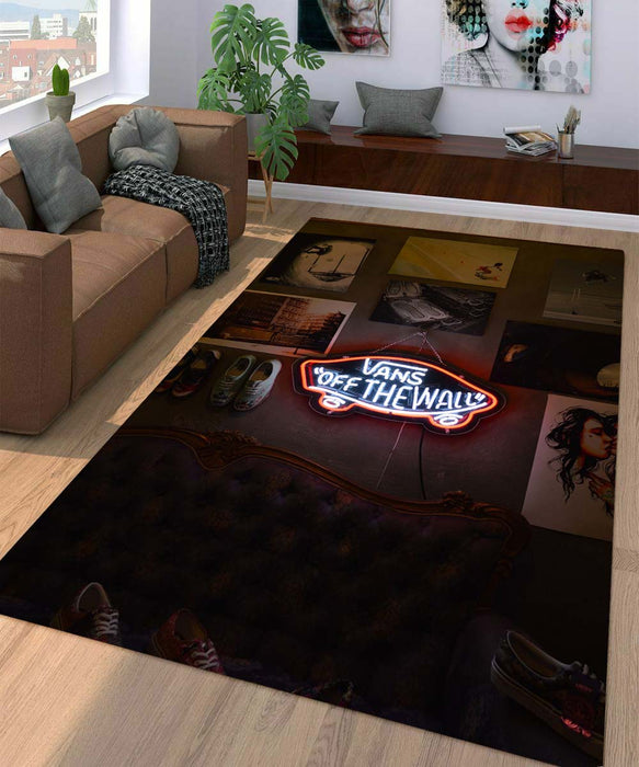 vans of the wall glow Living room carpet rugs