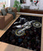 style motocross flying Living room carpet rugs