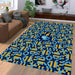 theme of sobble species Living room carpet rugs