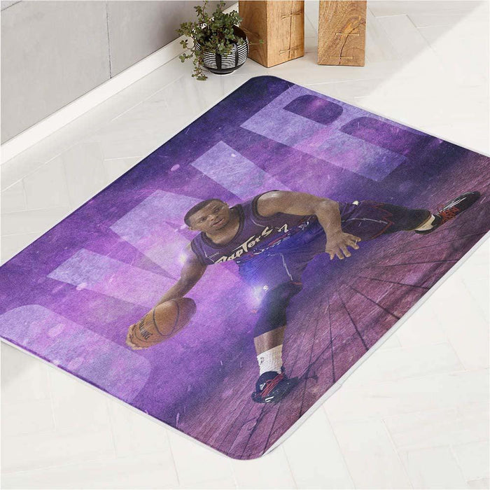 style player nba purple bath rugs