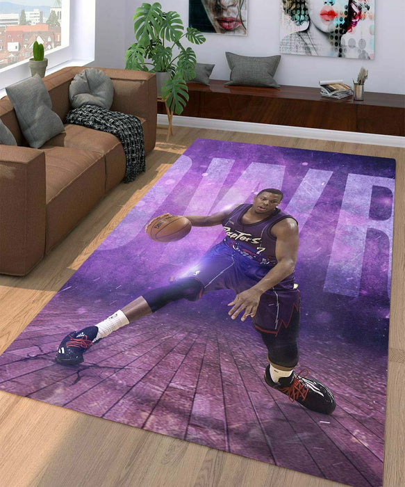 style player nba purple Living room carpet rugs