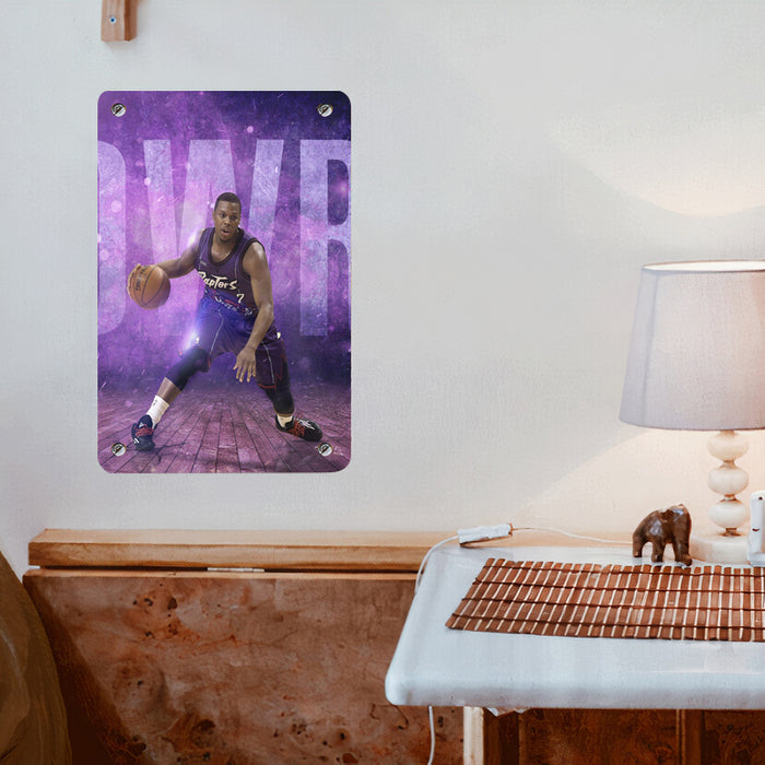 style player nba purple Poster Metal print wall art