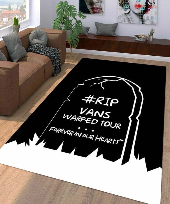 vans warped tour Living room carpet rugs