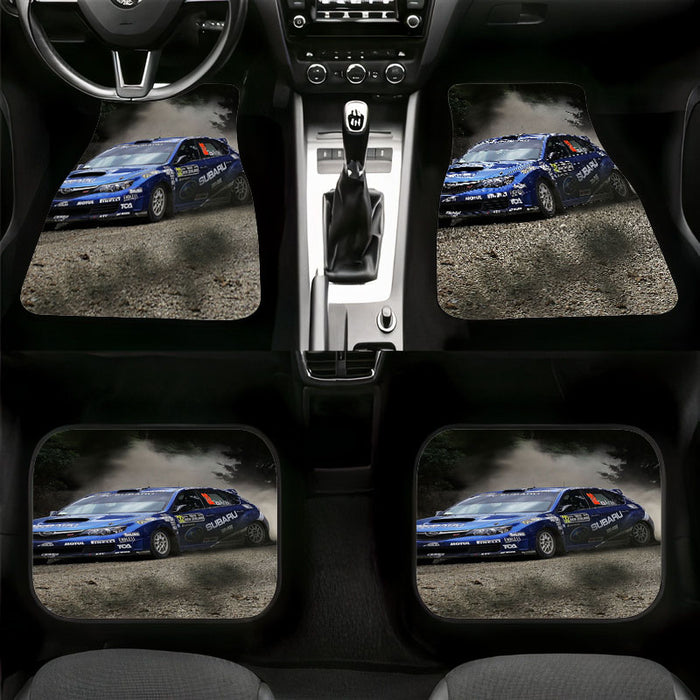 subaru car racing offroad Car floor mats Universal fit