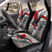 tower spiderman far from home Car Seat Covers