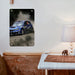 subaru car racing offroad Poster Metal print wall art