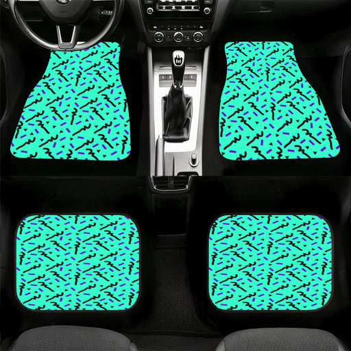 thick lines two type theme Car floor mats Universal fit