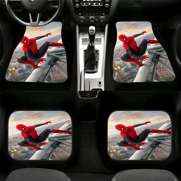 tower spiderman far from home Car floor mats Universal fit