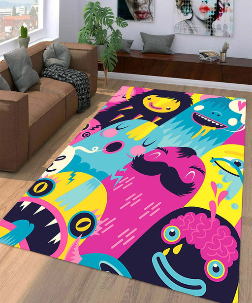 vector adventure time Living room carpet rugs