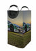 sunset with the car racing Laundry Hamper | Laundry Basket