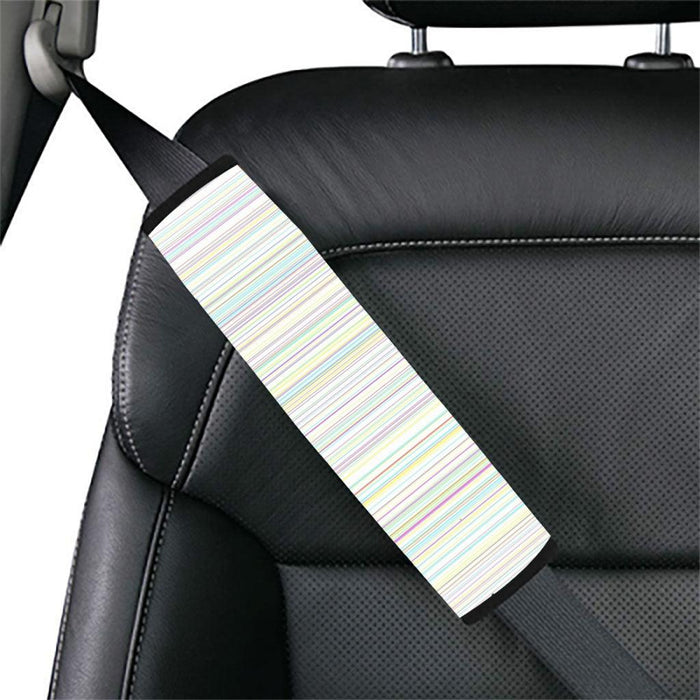 thin line colorful white Car seat belt cover