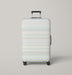 thin line colorful white Luggage Cover | suitcase