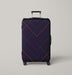 thin lines minimalist dark Luggage Cover | suitcase