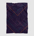 thin lines minimalist dark Ultra soft fleece blanket