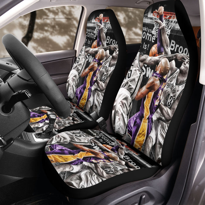 super game nba lakers Car Seat Covers