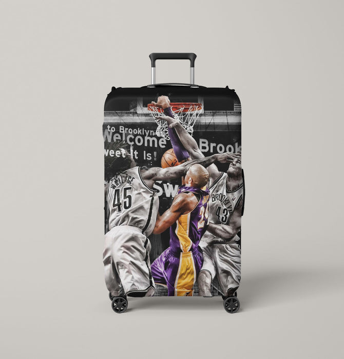 super game nba lakers Luggage Covers | Suitcase