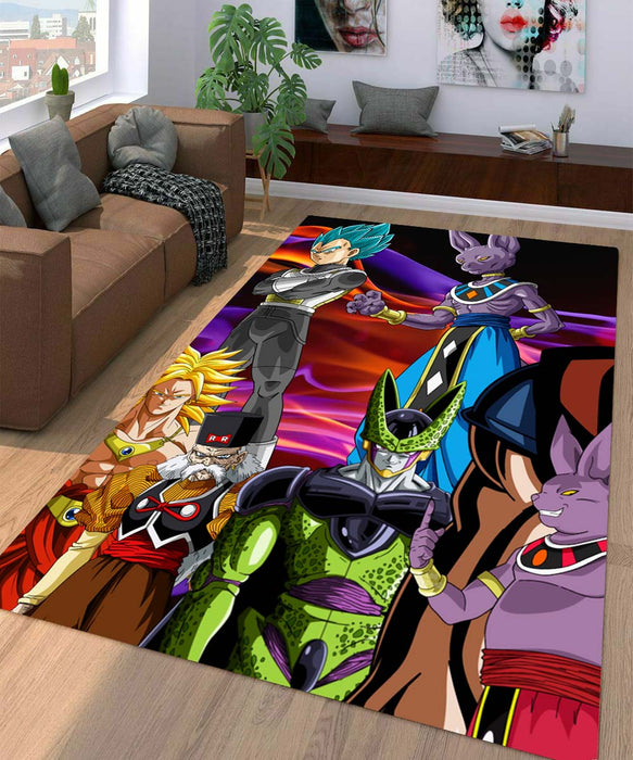 vegeta and another character Living room carpet rugs