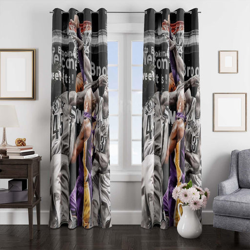 super game nba lakers window Curtain