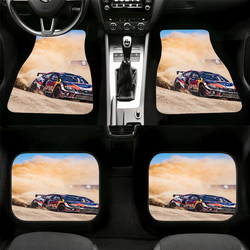 superpower of car racing Car floor mats Universal fit