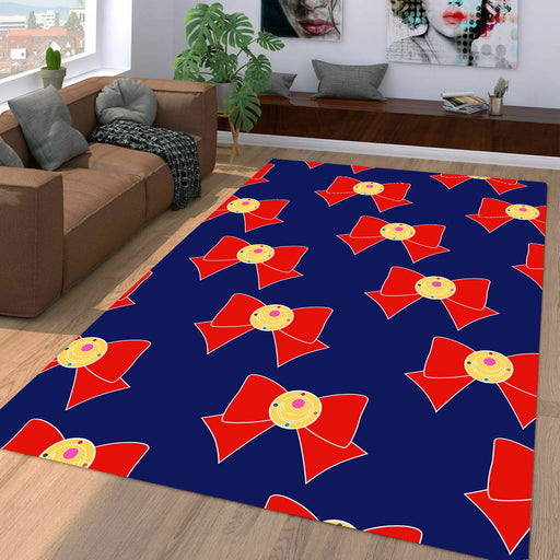 tie of sailor moon anime retro Living room carpet rugs