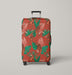 tiger chinese ornament flora Luggage Cover | suitcase