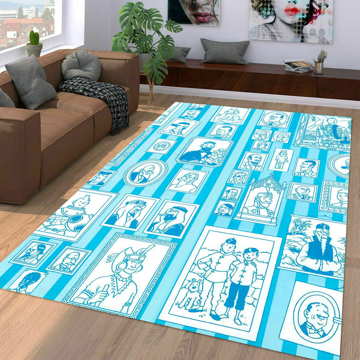 tintin special animation character Living room carpet rugs