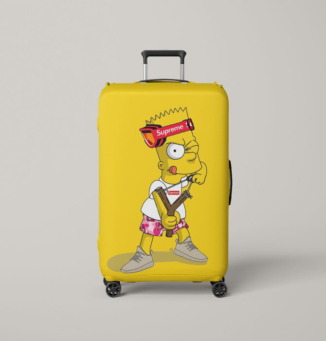 supreme stuff the simpsons Luggage Covers | Suitcase