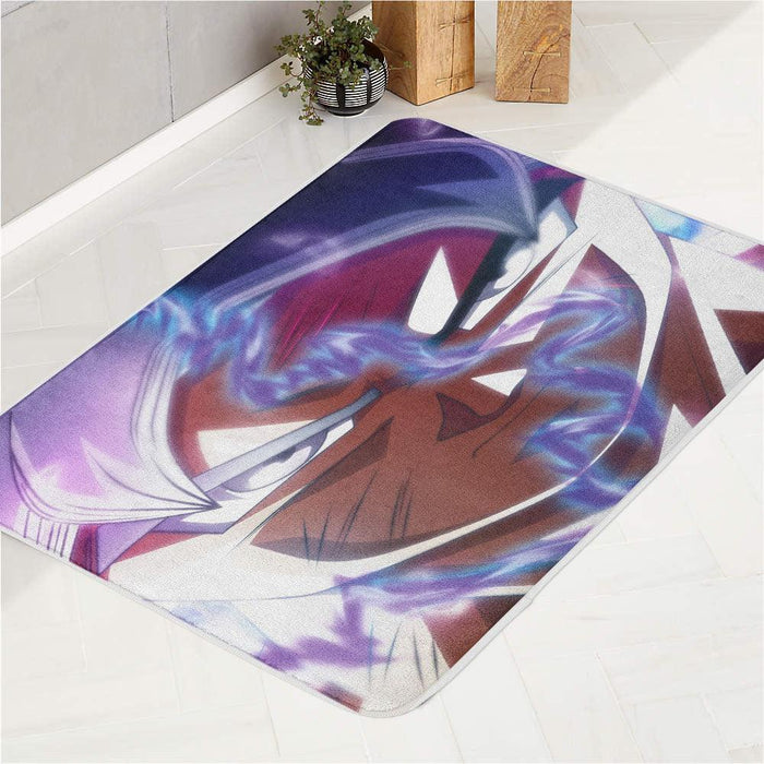 two face goku of dragon ball bath rugs